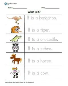 What is it 2 (animals tracing)